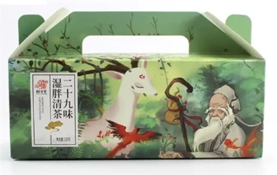 Nòt pou kole bwat kado Rustic